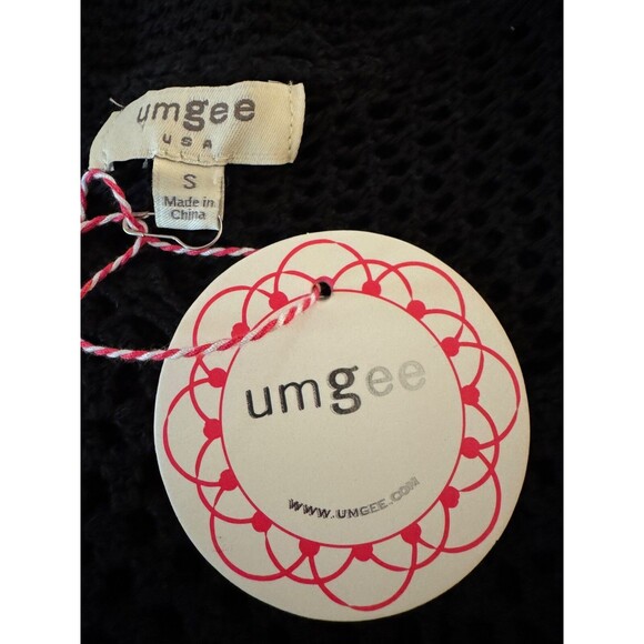 Umgee USA Crocheted Black Dress  Small i BOHO Gothic,  Ladies Small NWT - Picture 5 of 5